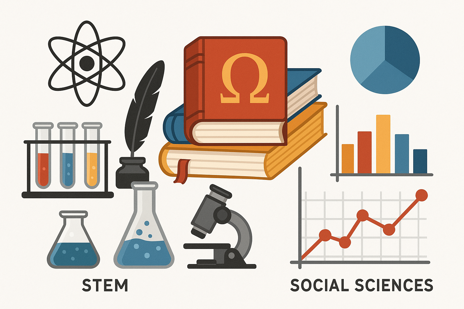 Subjects supported across STEM, Social Sciences, and Humanities