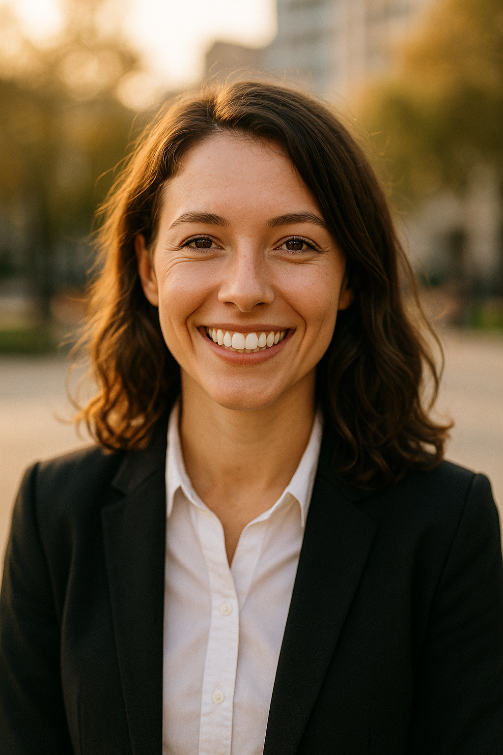 Student smiling