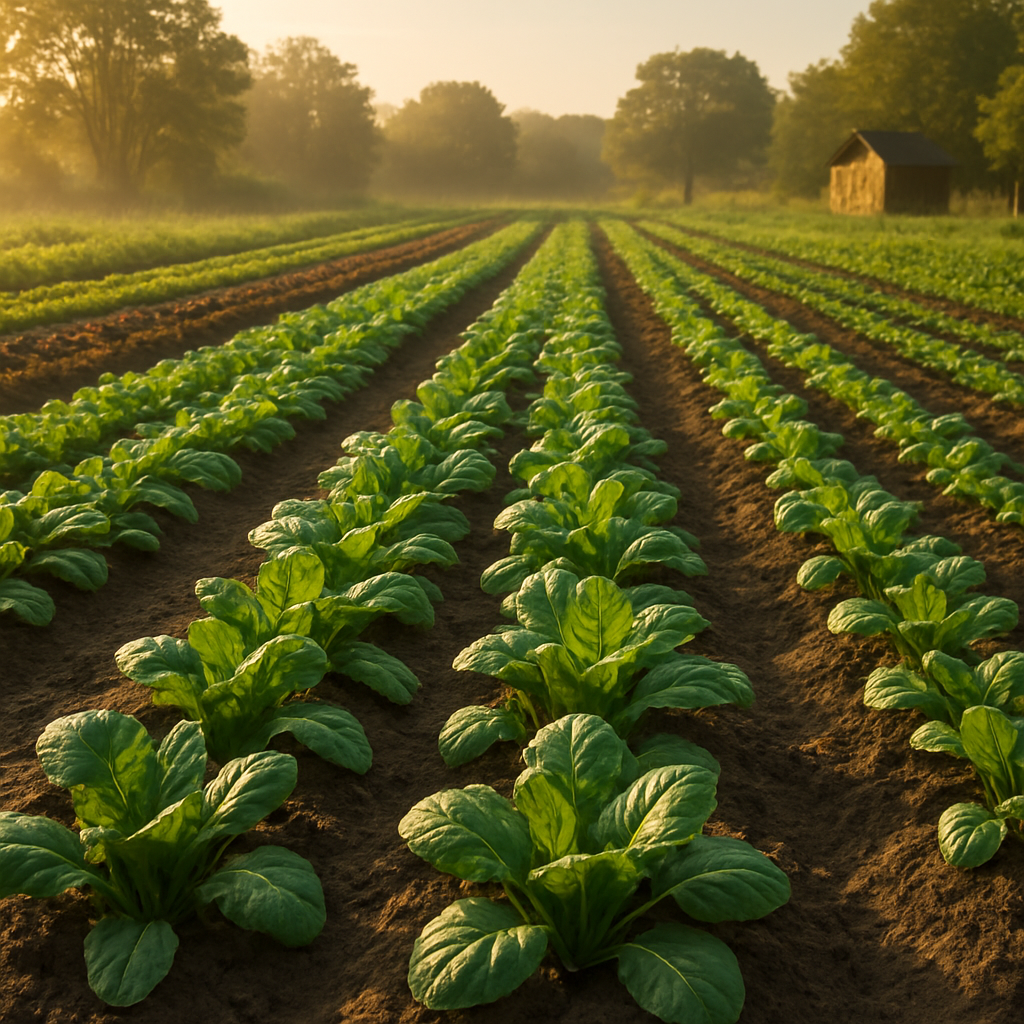 Green Valley Farms produce rows
