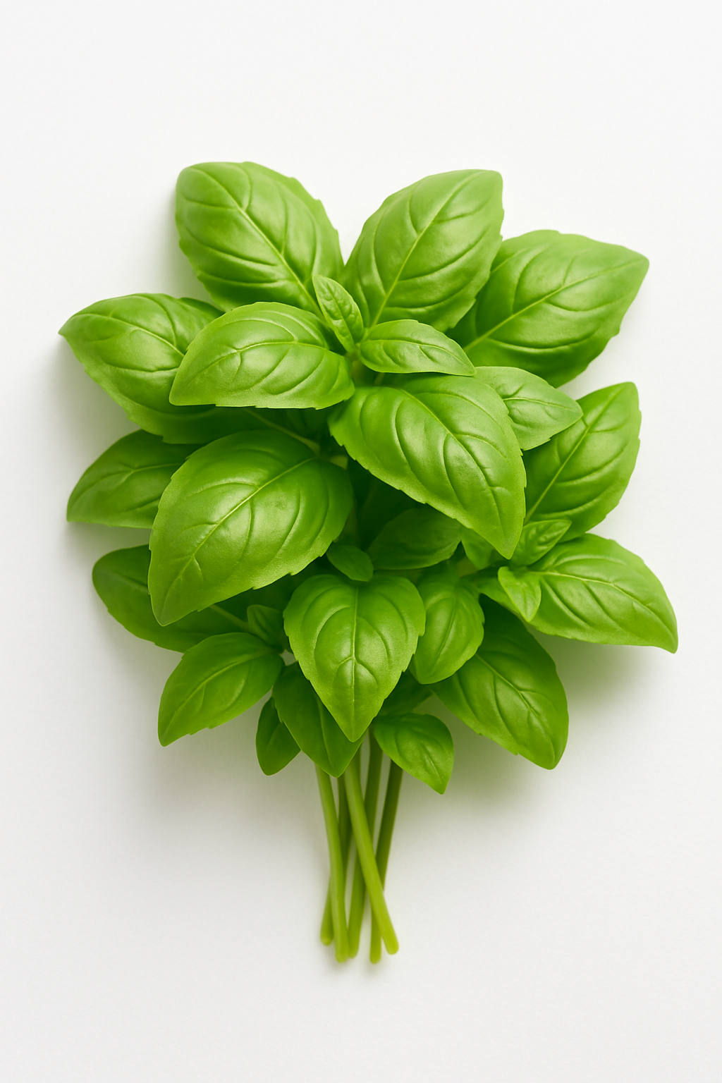Fresh basil bunch
