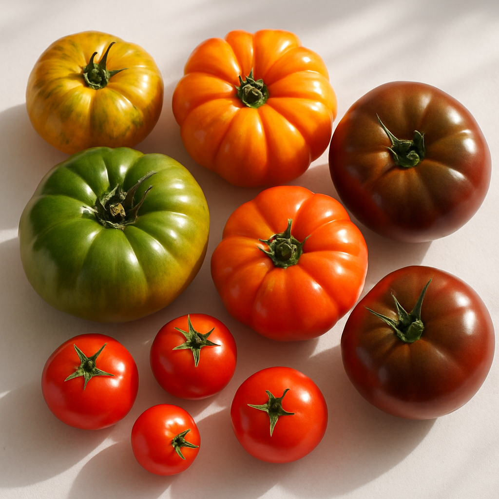 Assorted heirloom tomatoes
