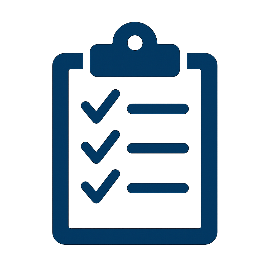 Intake checklist icon
