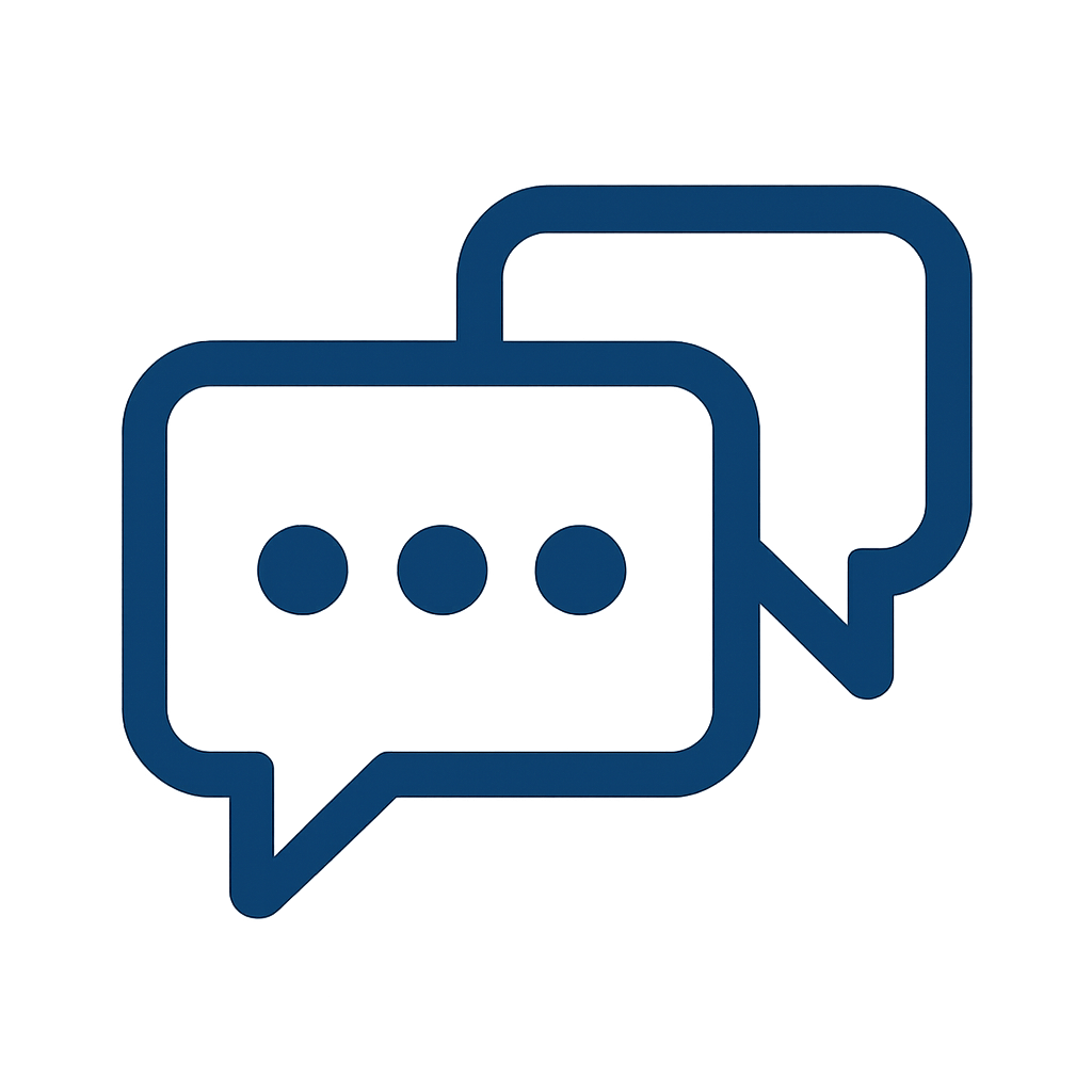 Review chat icon