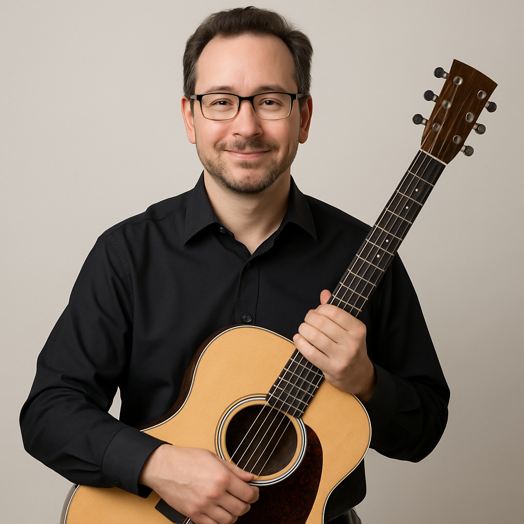 Portrait of the guitar instructor