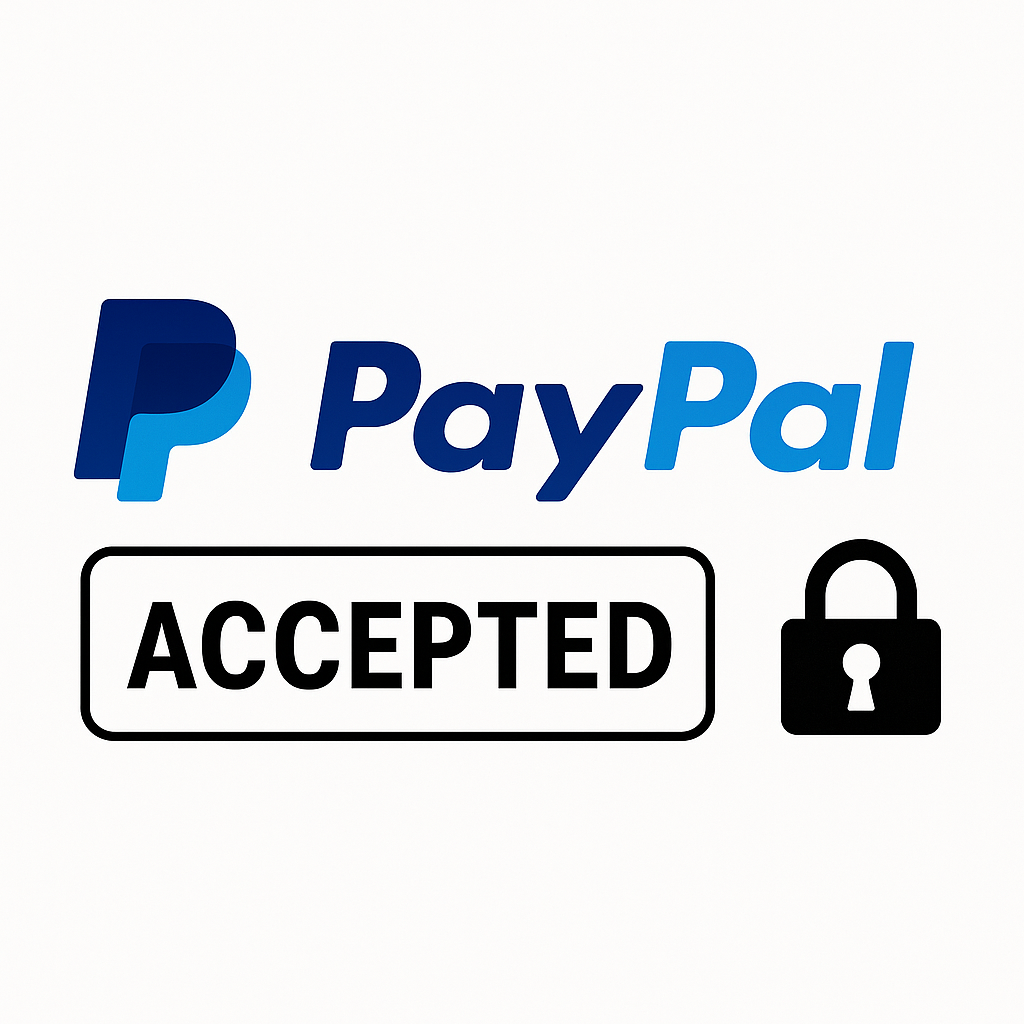 PayPal secure payments badges
