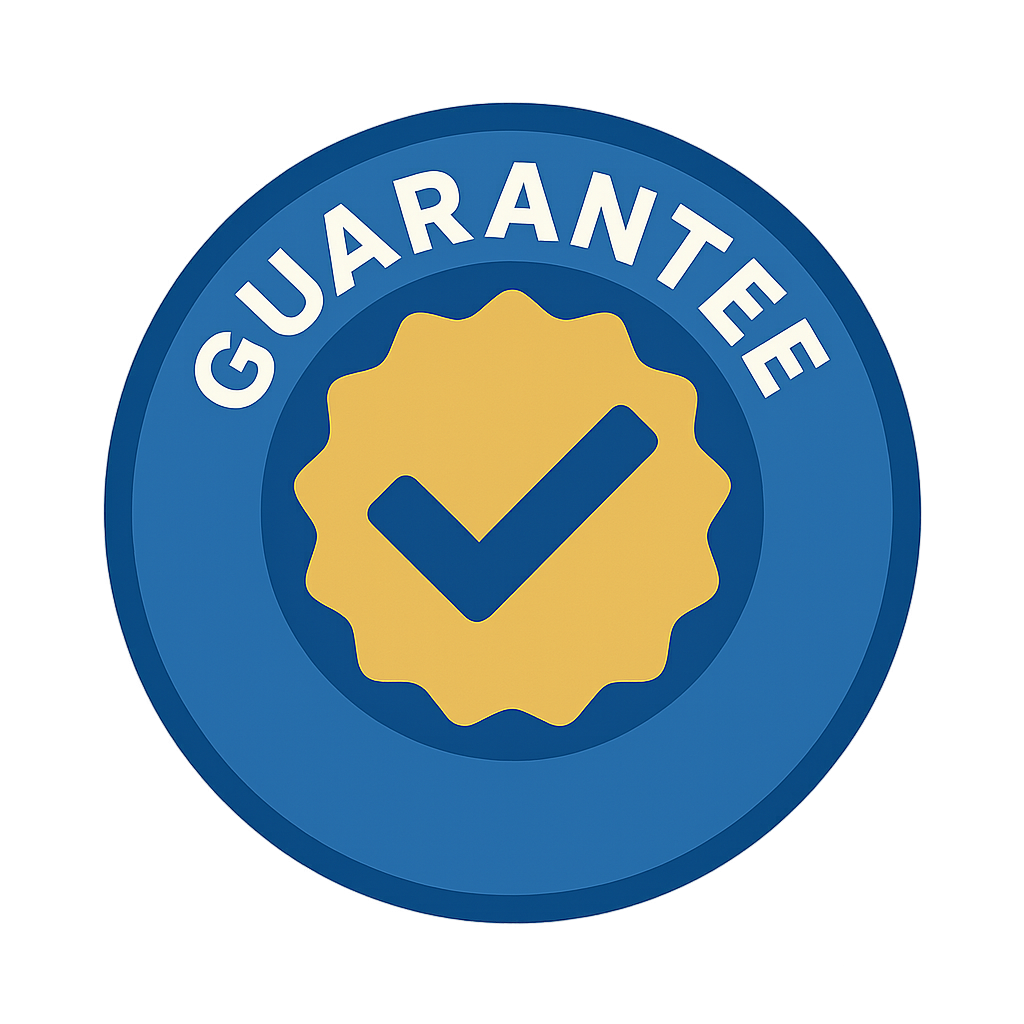 Satisfaction guarantee badge