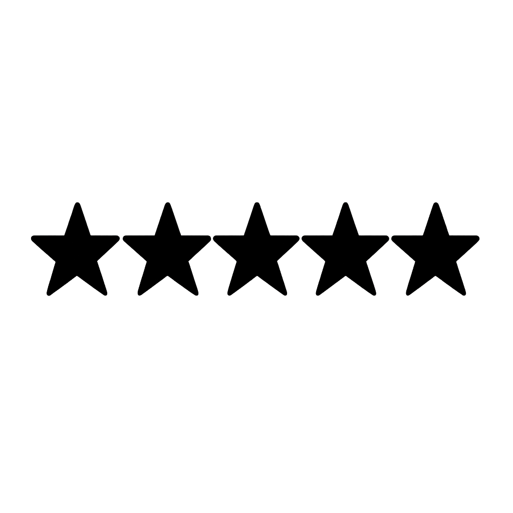 Five‑star rating icon