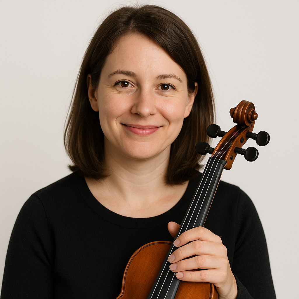 Portrait of the violin tutor