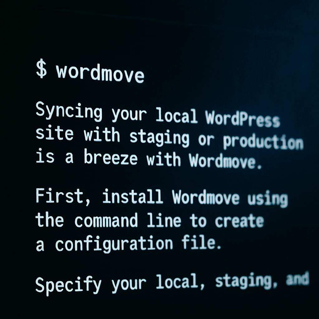 Effortlessly Sync Your WordPress Site with Wordmove in Under 5 Minutes!